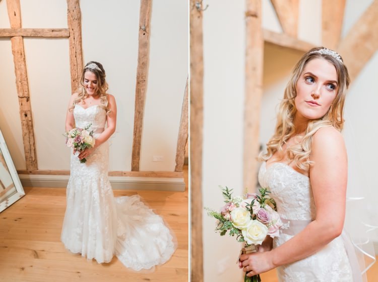 Maggie Sottero Ascher Dress Gown Bride Bridal Lace Pretty Pale Pink Country Barn Wedding http://kerriemitchell.co.uk/