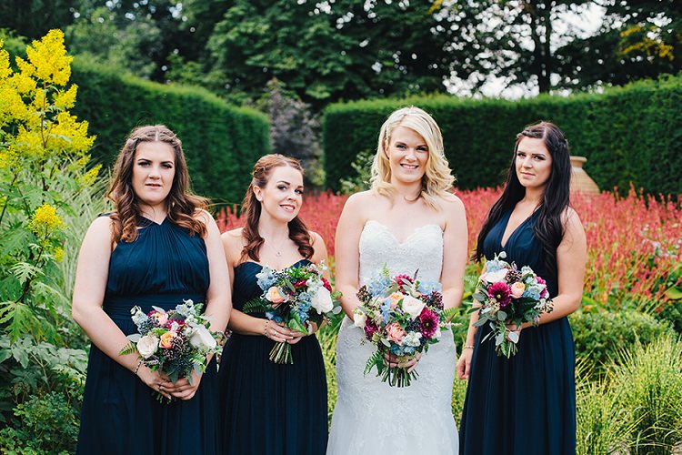 Long Dessy Bridesmaid Dresses Rustic Woodland Floral Wedding http://kellyjphotography.co.uk/