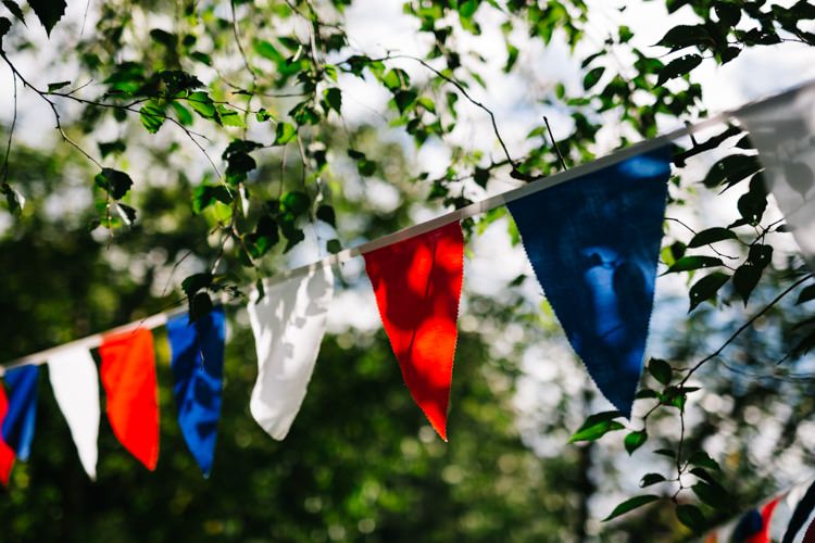Bunting Vintage Home Made Farm Wedding http://www.honeyandthemoonphotography.co.uk/