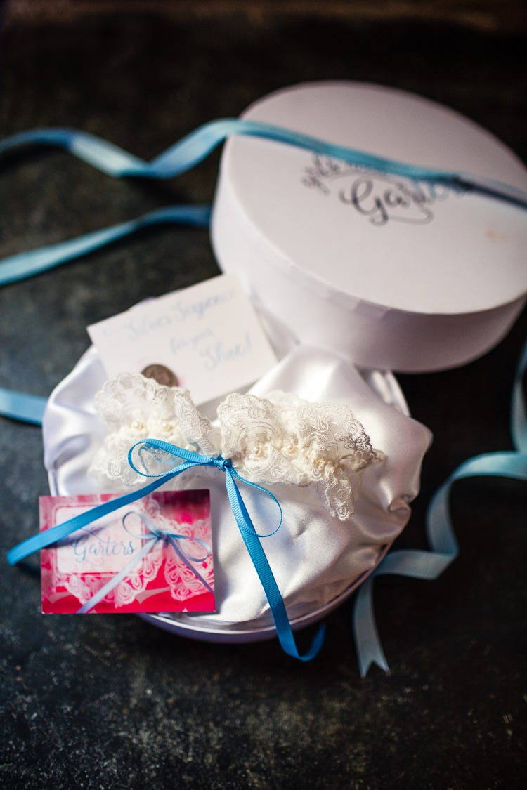 Garter Bride Bridal Blue Ribbon Beautiful Cliffside Floral Wedding http://karibellamy.com/