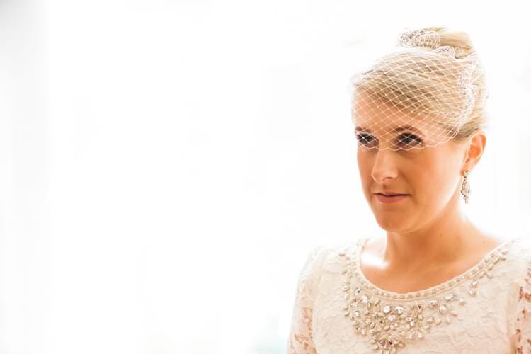 Birdcage Veil Bride Bridal Relaxed Budget Friendly Village Hall Wedding http://www.lisadawn.co.uk/