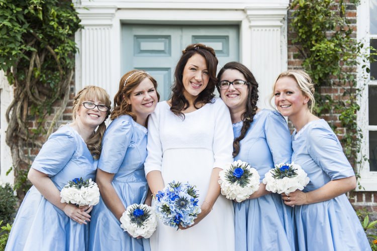 Vintage Cornflower Blue Wedding http://eleanorjaneweddings.co.uk/