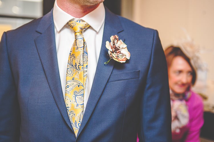 Comic Book Paper Buttonhole Groom Star Wars Wedding http://www.robfarrellphotography.uk/