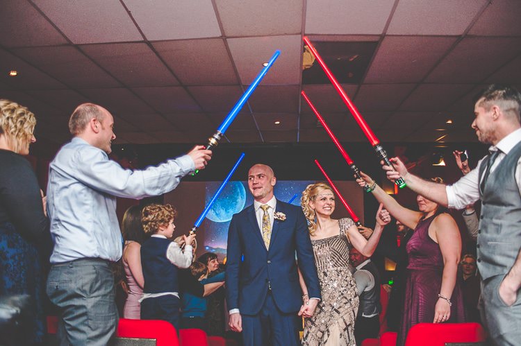 Light Sabers Star Wars Wedding http://www.robfarrellphotography.uk/