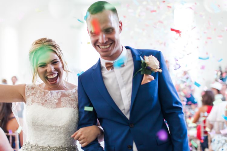 Confetti Cannon Fresh Pretty Humanist Wedding http://summerlilystudio.com/