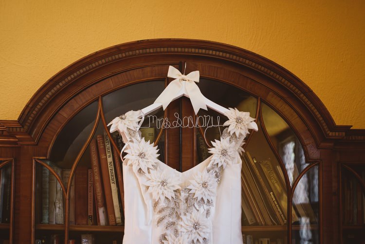 Custom Dress Bride Hanger Bridal Crafty Botanical Natural Wedding http://www.jacksonandcophotography.com/