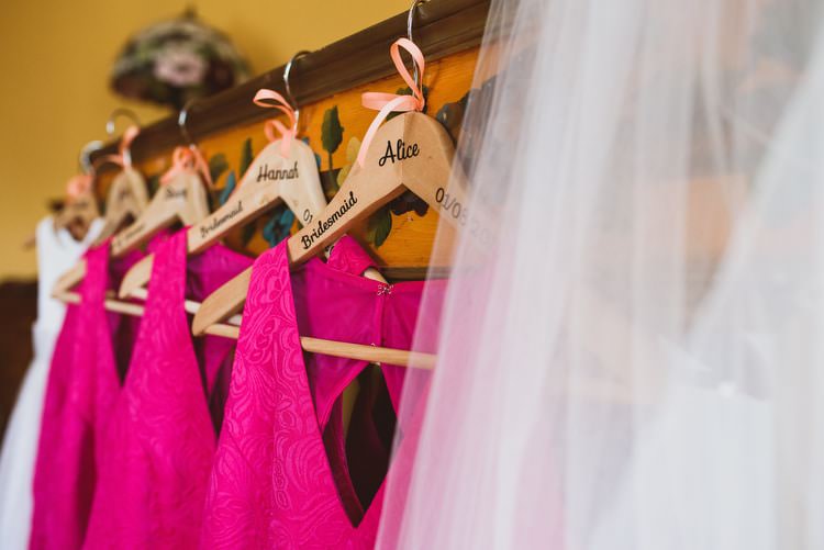 Custom Bridesmaid Dress Hangers Crafty Botanical Natural Wedding http://www.jacksonandcophotography.com/