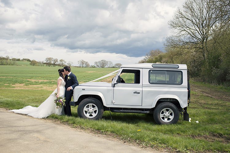 Land Rover Car Romantic Country Tipi Wedding http://jodiecoolingphotography.com/