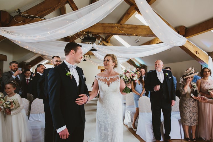 Swags Drapes Fabric Fairy Lights Floral Rustic Country Barn Wedding http://www.allymphotography.com/