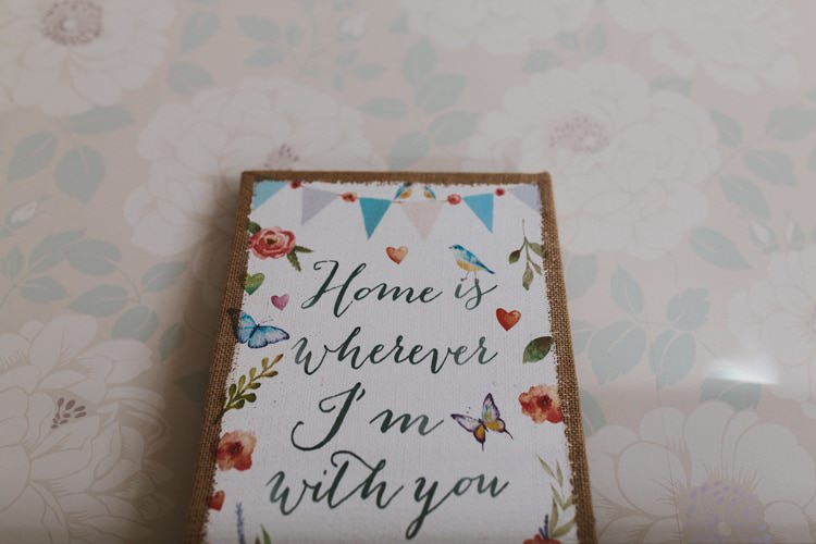 Home Is Wherever I'm With You Print Stations Floral Rustic Country Barn Wedding http://www.allymphotography.com/
