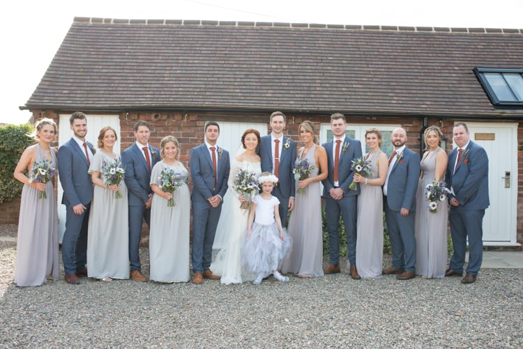Copper Dusky Lilac Grey Rustic Barn Wedding http://www.kayleighpope.co.uk/