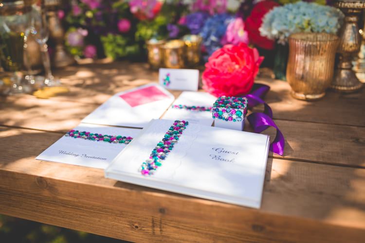 Summer Brights Jewelled Glamour Wedding Ideas http://realsimplephotography.net/