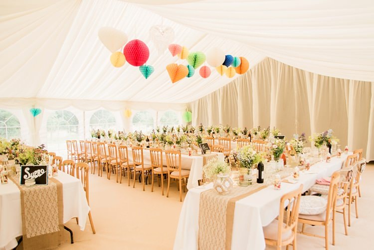 Multicoloured DIY Rustic Wedding http://vickylamburn.com/