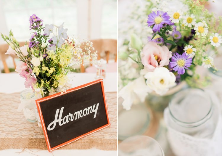 Multicoloured DIY Rustic Wedding http://vickylamburn.com/