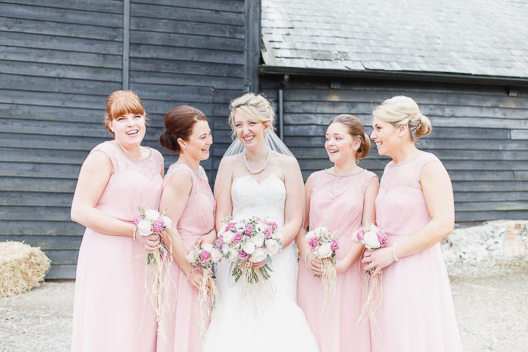 Bridesmaid Dresses Monsoon Outdoorsy Nature Pretty Pink Wedding http://whitestagweddings.com/