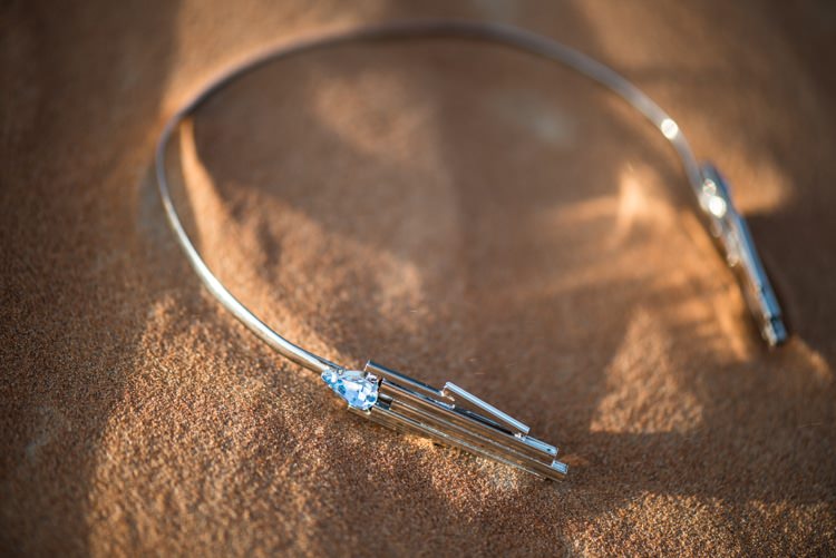 Bracelet Cuff Bridal Accessory Silver Sand Geometric Desert Dubai Wedding Ideas http://weddingphotographerdubai.me/