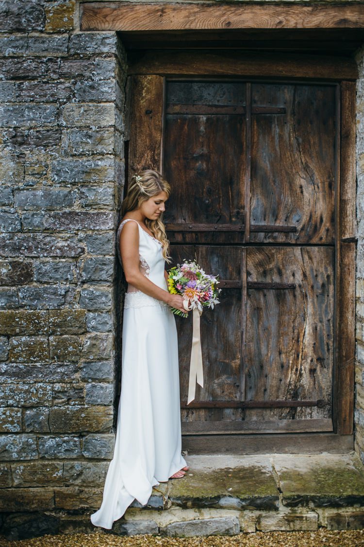 Vesper by Rime Arodaky Dress Gown Bride Bridal Magical Sequins Fairy Lights Barn Wedding http://greenantlersphotography.com/