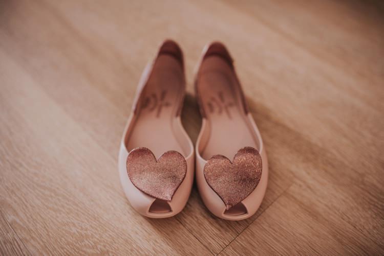 Melissa Heart Shoes Pumps Bride Bridal Whimsical Bright Village Hall Wedding http://www.beckyryanphotography.co.uk/
