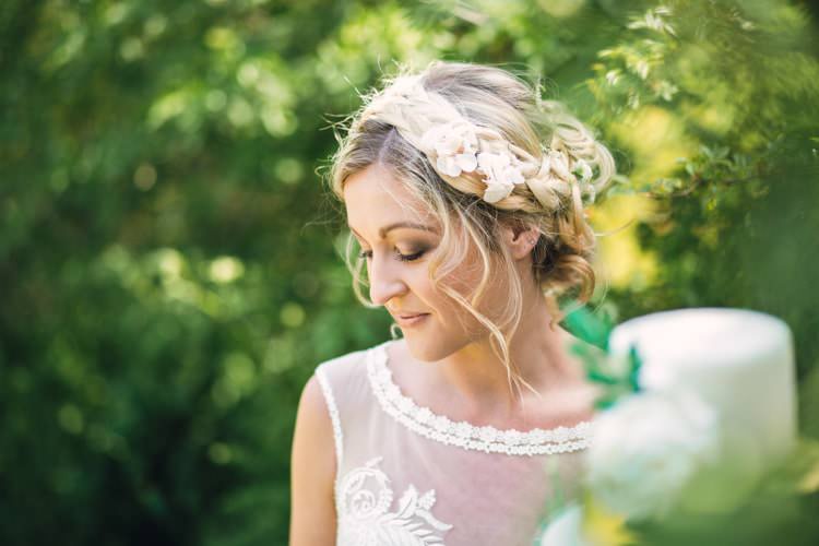 Hair Bride Bridal Plait Braid Flowers Boho Blossom Summer Wedding Ideas http://www.catlaneweddings.com/