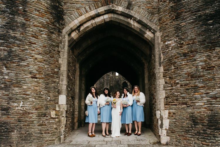 Pale Blue Bridesmaid Dresses Creative DIY Yellow Wedding http://elainewilliamsphoto.com/