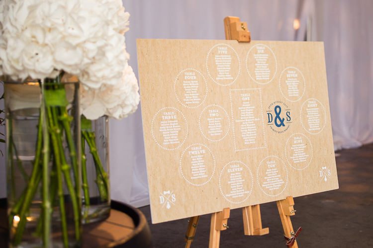 Graphic Seating Plan Chart Table Urban London Stylish Navy White Wedding http://karibellamy.com/