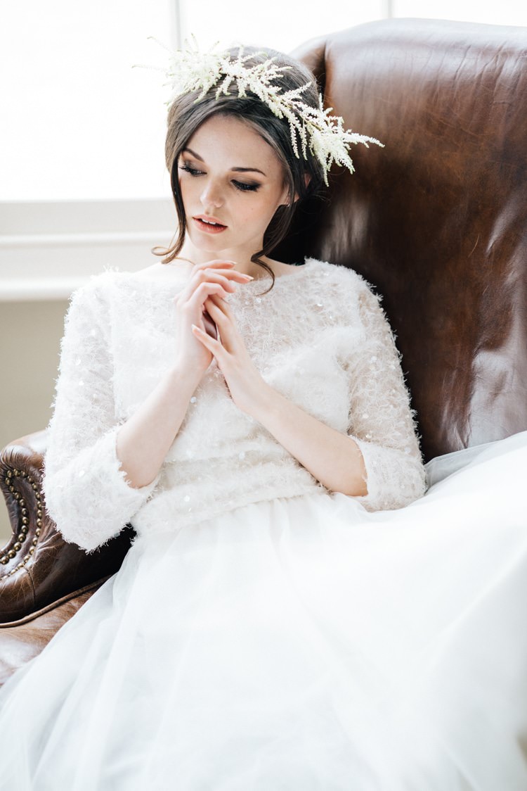Cardigan Cover Up Bride Bridal Accessory Vintage Glam Rose Gold Pink Wedding Ideas http://ivoryfayre.com/
