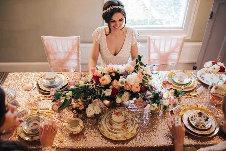 Vintage Glam Rose Gold Pink Wedding Ideas http://ivoryfayre.com/