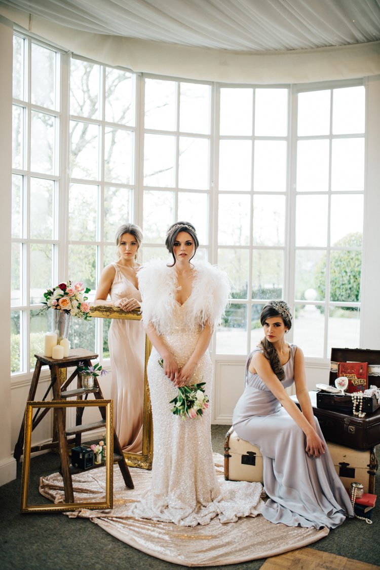 Vintage Glam Rose Gold Pink Wedding Ideas http://ivoryfayre.com/