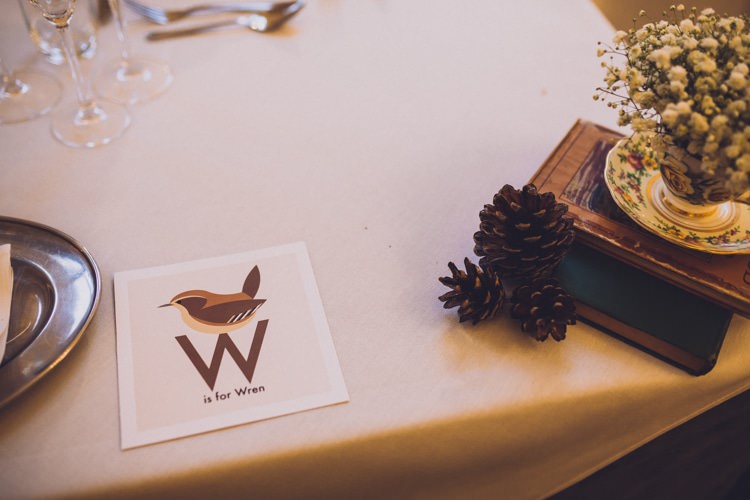 Bird Table Names Classic Winter City Chic Wedding http://willfullerphotography.com/