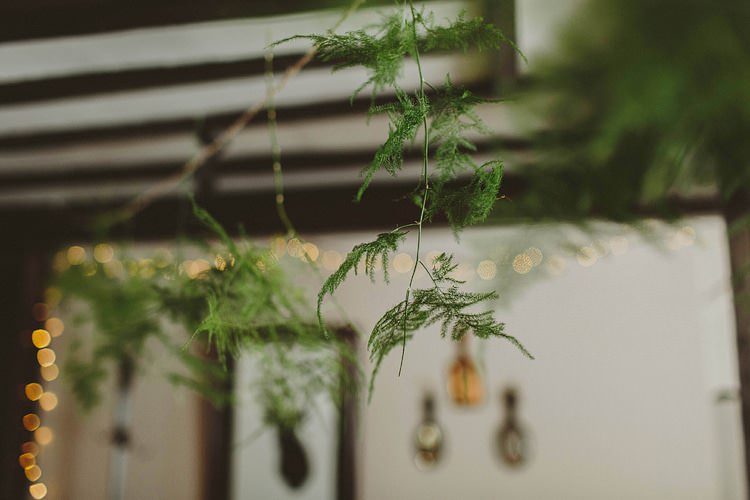 Hanging Fern Decor Whimsical Outdoor Floral Wedding http://www.lukehayden.co.uk/