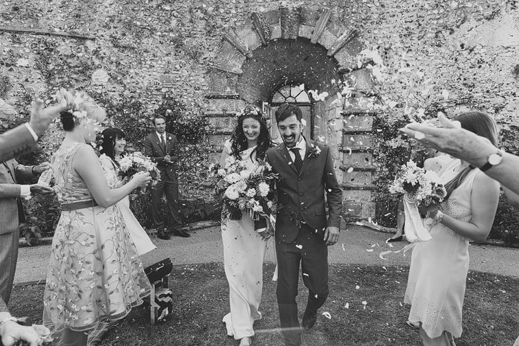 Confetti Throw Bride Groom Whimsical Outdoor Floral Wedding http://www.lukehayden.co.uk/