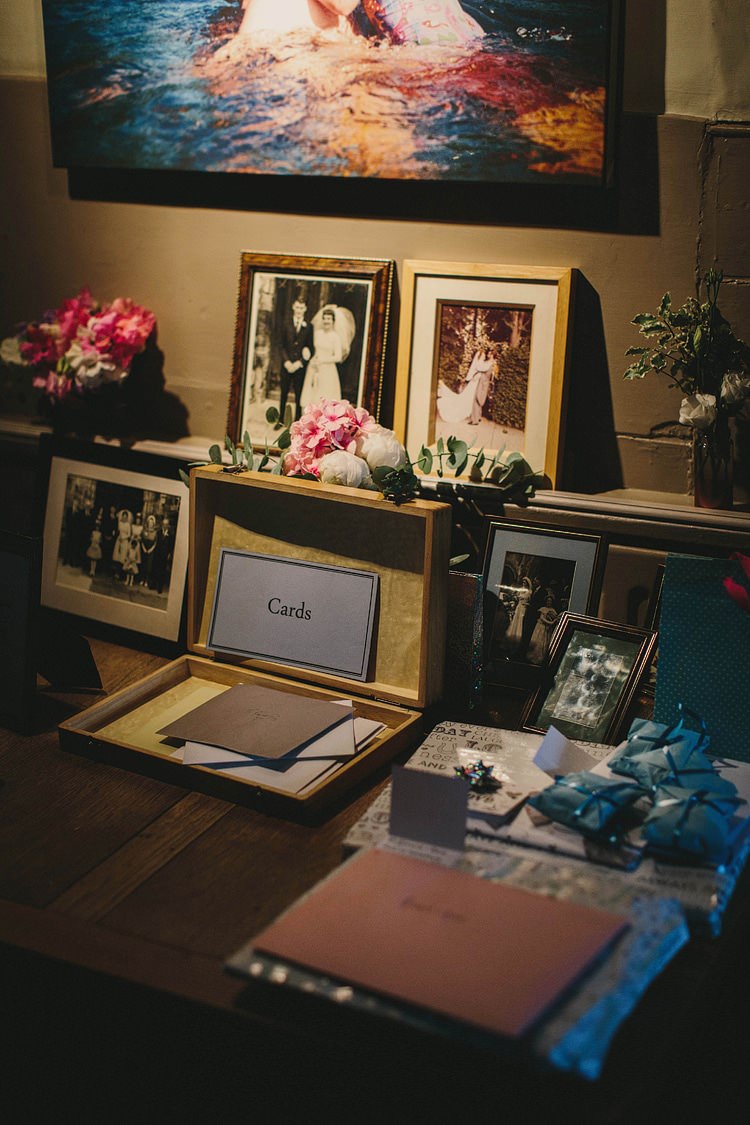 Card Suitcase Whimsical Outdoor Floral Wedding http://www.lukehayden.co.uk/