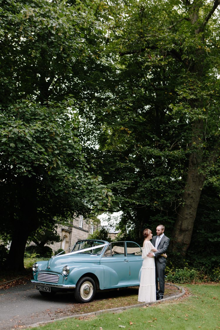 Moris Minor Transport Car Informal Vintage Personal Wedding http://www.marknewtonweddings.co.uk/