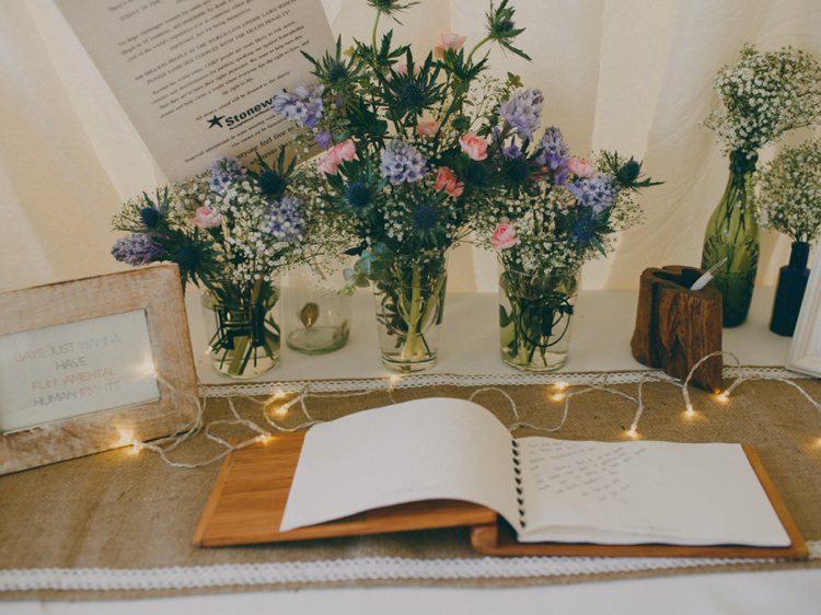 Wooden Guest Book Creative Relaxed Child Friendly Wedding http://www.brookrosephotography.co.uk/