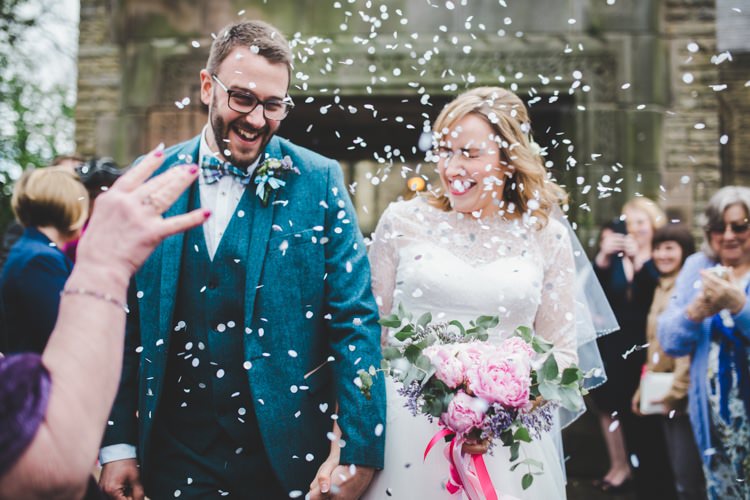 Confetti Throw Colourful Home Made Spring Country Wedding http://www.racheljoycephotography.co.uk/