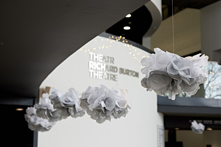 Pom Poms Modern Mint Gold Grey City Wedding http://www.studiocano.co.uk/