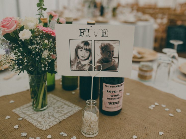 Age Table Names Numbers Photo Creative Relaxed Child Friendly Wedding http://www.brookrosephotography.co.uk/