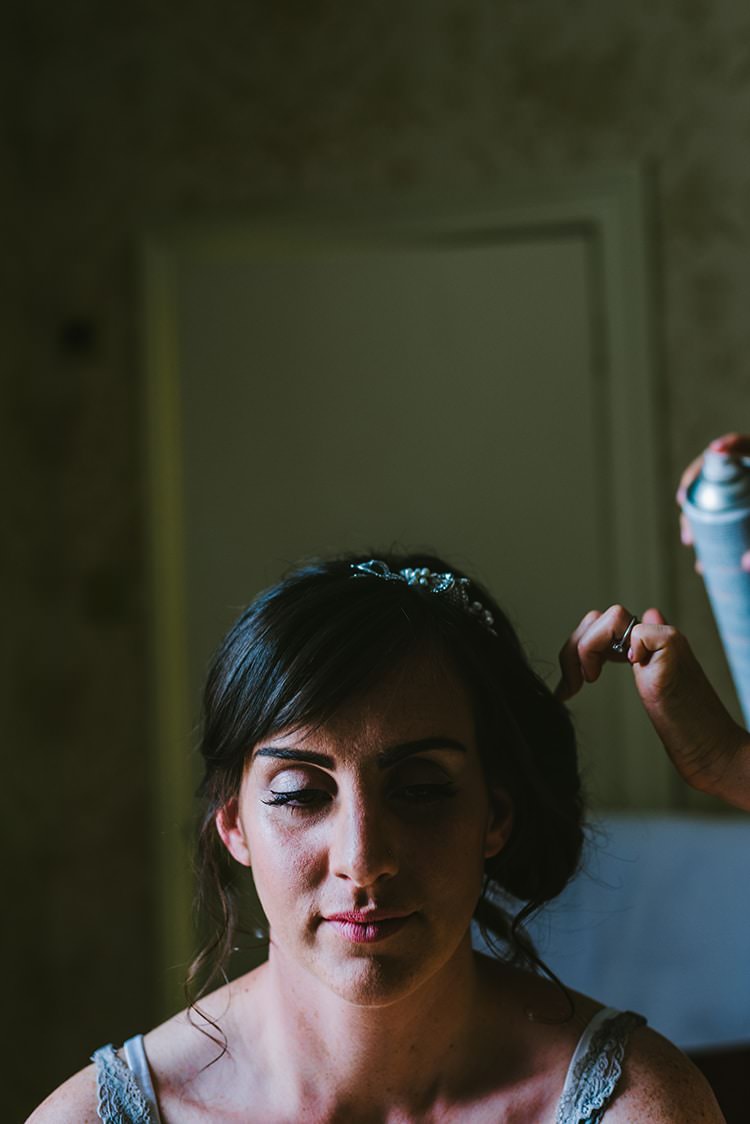Bride Bridal Hair Make Up Rustic Relaxed Country Garden Wedding http://www.dmcclane.com/