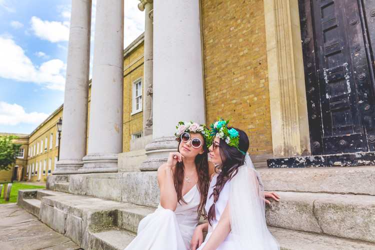Colourful Alternative Same Sex Wedding Ideas http://www.els-photography.com/