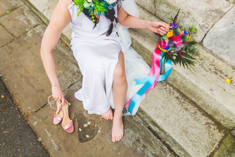 Colourful Alternative Same Sex Wedding Ideas http://www.els-photography.com/