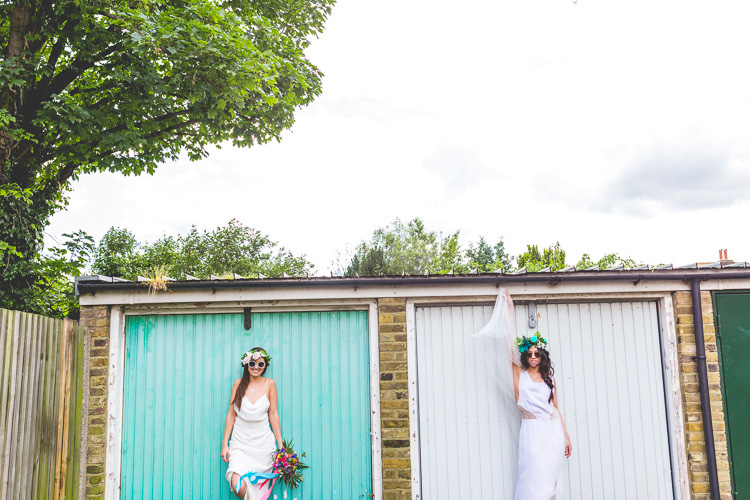 Colourful Alternative Same Sex Wedding Ideas http://www.els-photography.com/