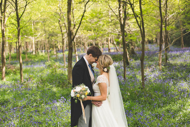 DIY Pretty Pink Bluebell Woods Wedding http://kirstymackenziephotography.co.uk/