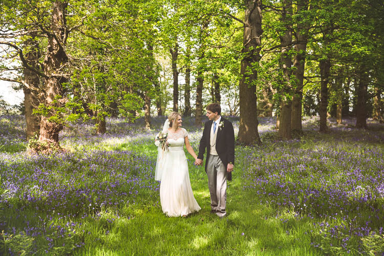 DIY Pretty Pink Bluebell Woods Wedding http://kirstymackenziephotography.co.uk/