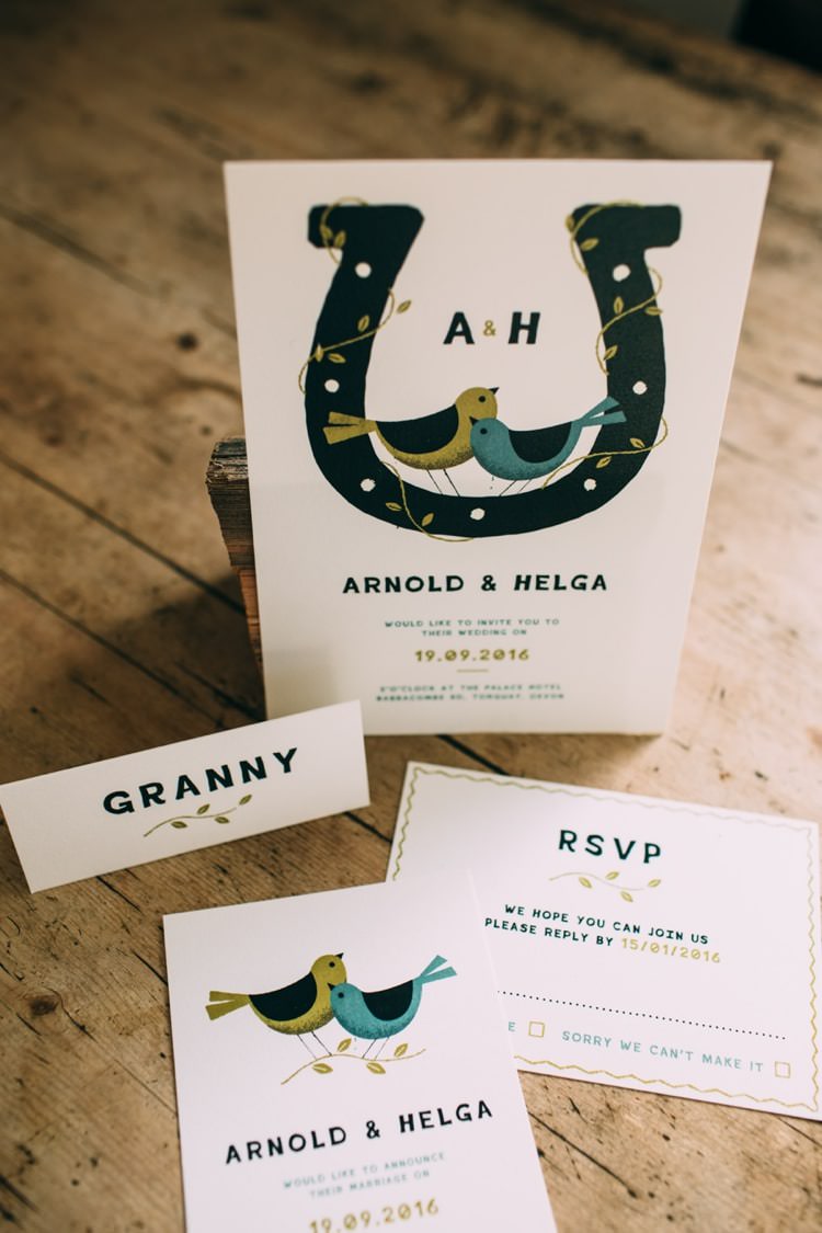 Dearly Beloved Fresh Stylish Design Wedding Stationery Invitations