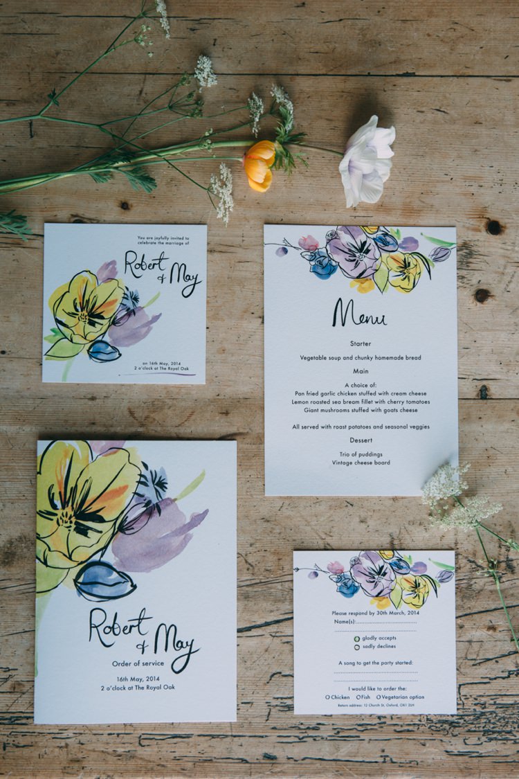 Dearly Beloved Fresh Stylish Design Wedding Stationery Invitations