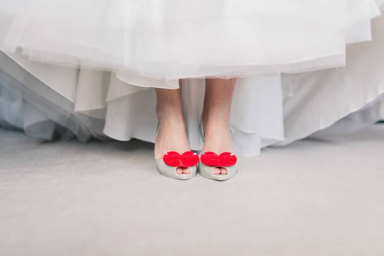 Jelly Heart Shoes Bride Bridal Romantic Coral Summer Wedding http://www.ljm-photography.co.uk/