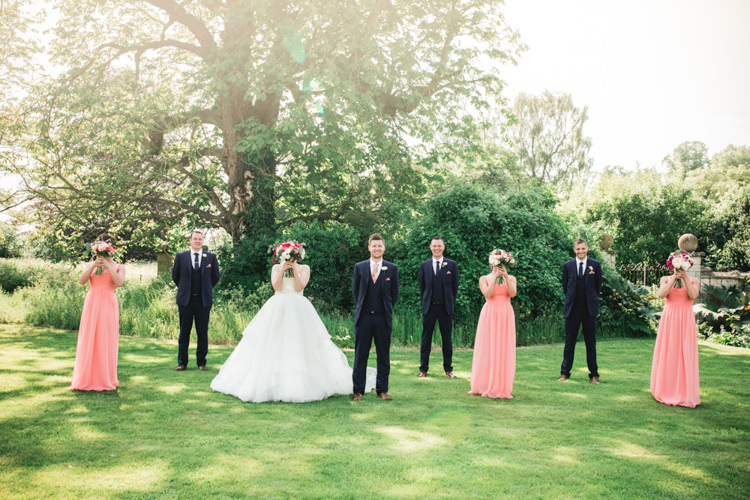 Romantic Coral Summer Wedding http://www.ljm-photography.co.uk/