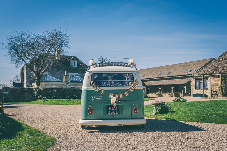 VW Camper Eclectic Colour Pop Barn Wedding http://www.robtarren.co.uk/