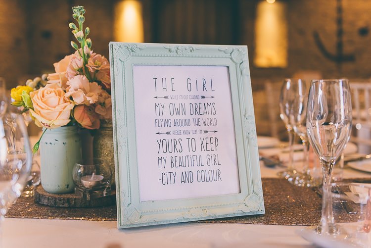 Table Names Songs Eclectic Colour Pop Barn Wedding http://www.robtarren.co.uk/