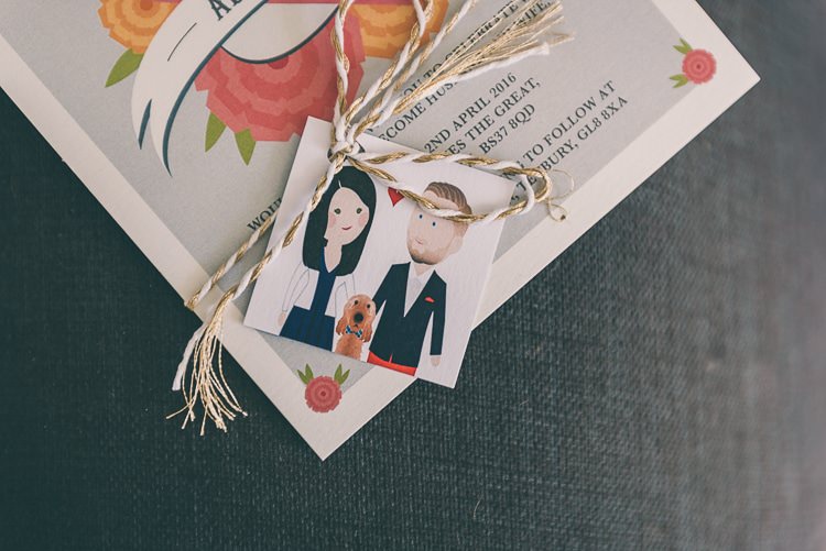 Quirky Stationery Invitations Eclectic Colour Pop Barn Wedding http://www.robtarren.co.uk/